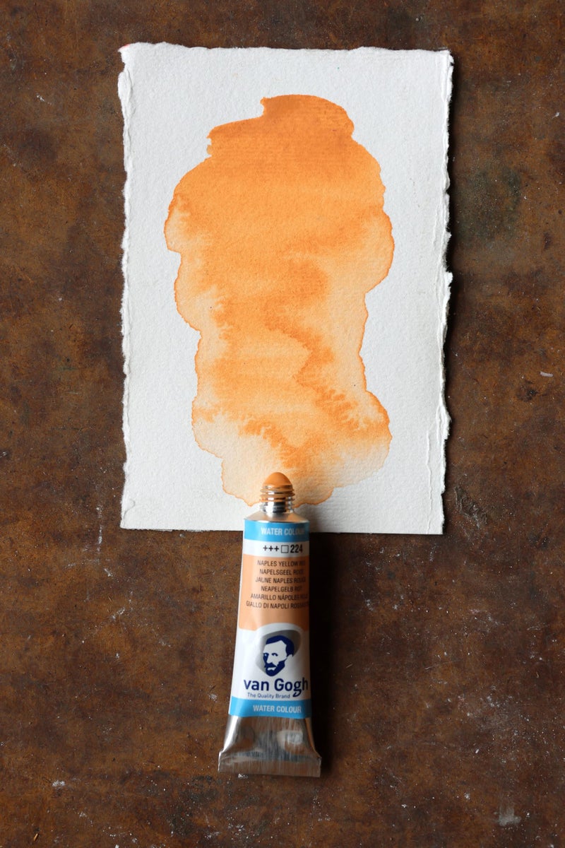 Van Gogh Watercolor Paint, 10ml Tube, Naples Yellow Red 224 - Image 3